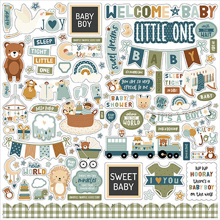 SPECIAL DELIVERY BABY BOY 12x12 Collection Kit - Echo Park