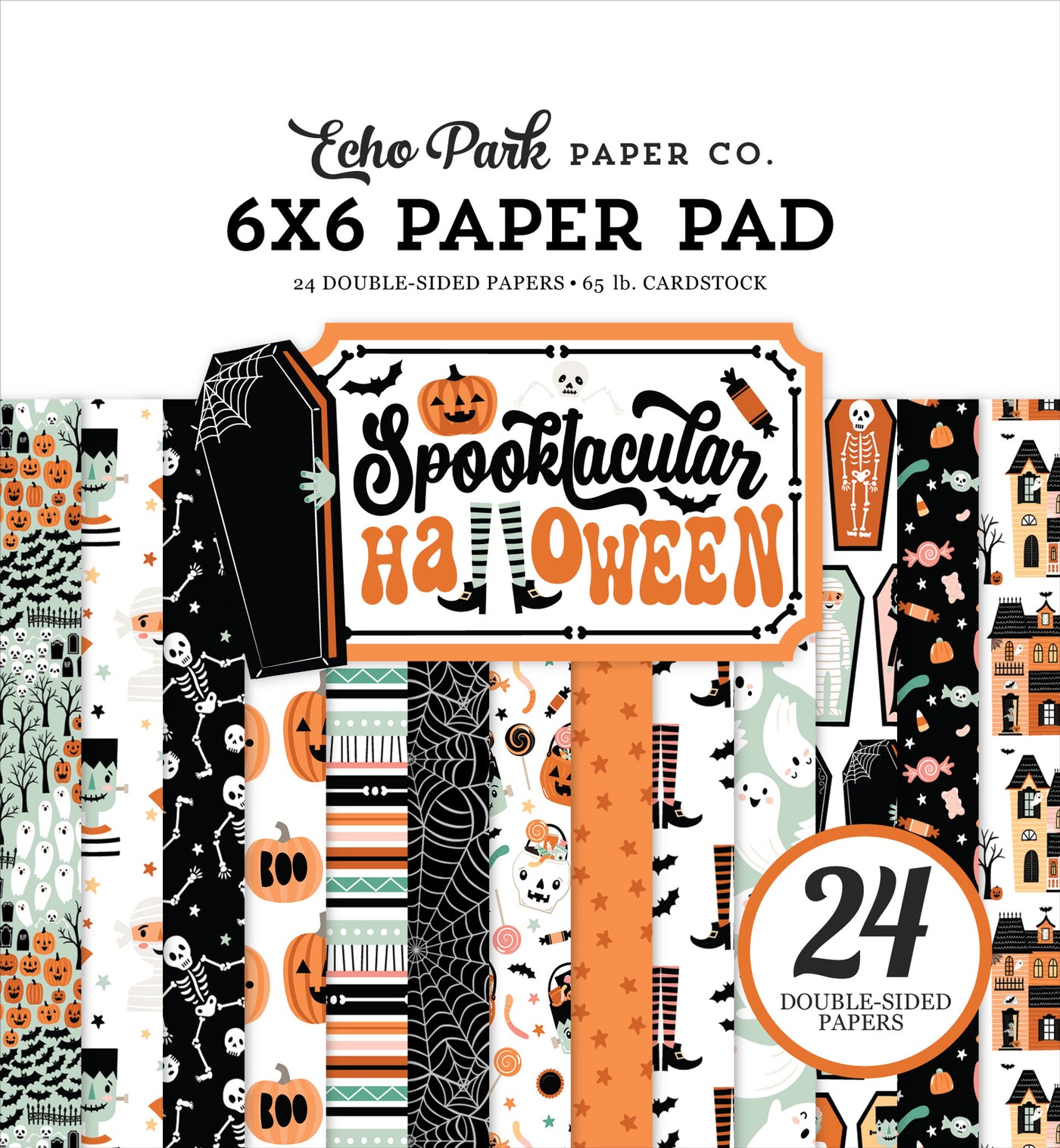 6x6 pad with 24 double-sided pages for fun Halloween paper crafting. Smaller images are great for card making and similar crafts. Archival quality.