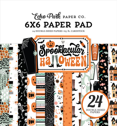 6x6 pad with 24 double-sided pages for fun Halloween paper crafting. Smaller images are great for card making and similar crafts. Archival quality.