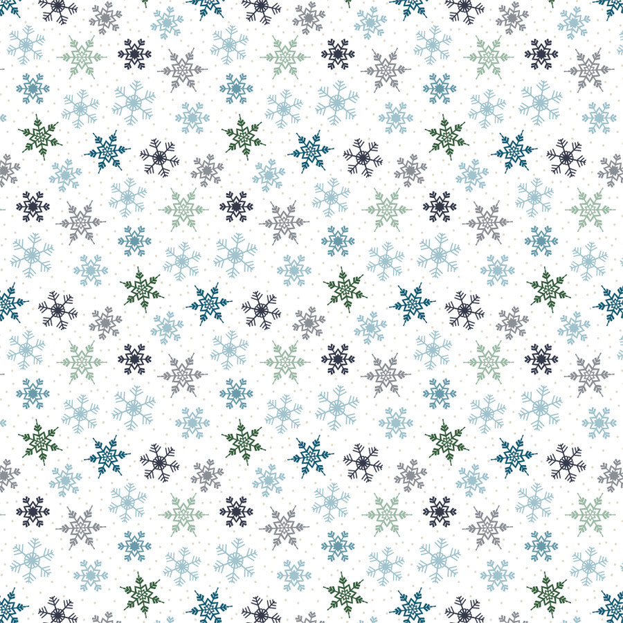 SHIVERING SNOW - 12x12 Double-Sided Patterned Paper - Echo Park