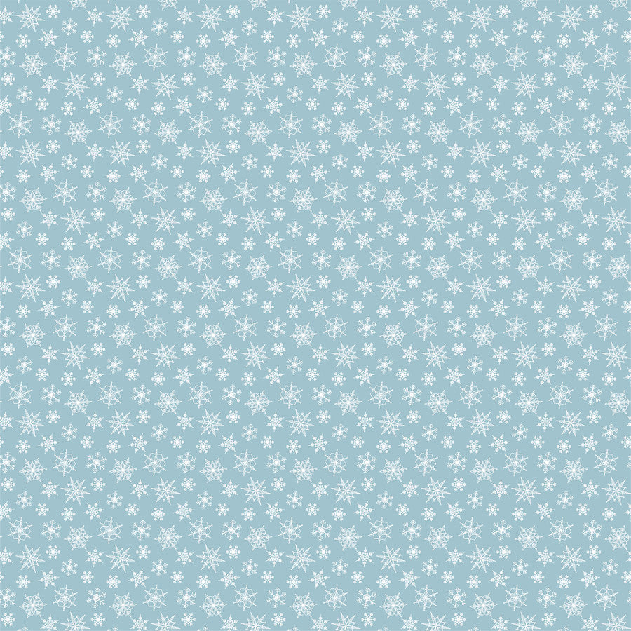 BLIZZARDING BLUE - 12x12 Double-Sided Patterned Paper - Echo Park