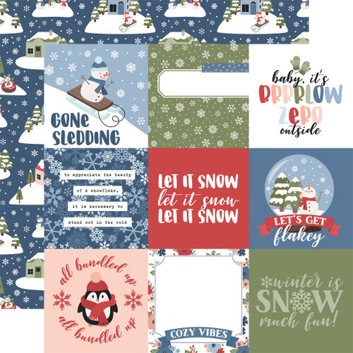 CHILLING WITH MY SNOWMIES 12x12 Collection Kit - Echo Park