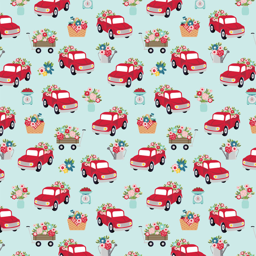 BEST SUMMER EVER - 12x12 Double-Sided Patterned Paper - Echo Park