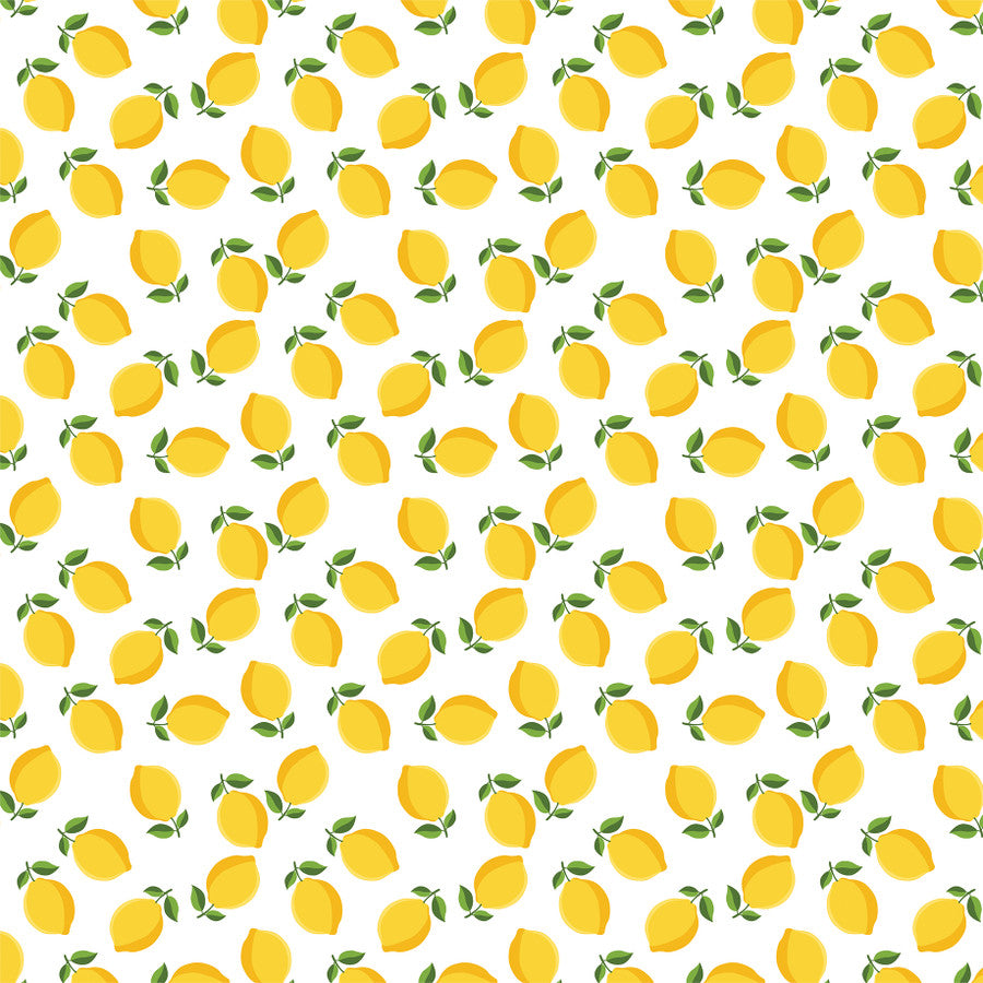 LEMONS - 12x12 Double-Sided Patterned Paper - Echo Park