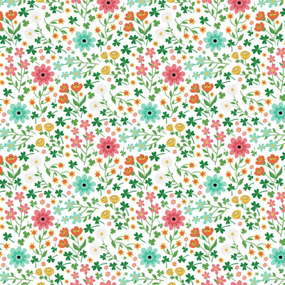 MARCH BLOOMS - 12x12 Double-Sided Patterned Paper - Echo Park