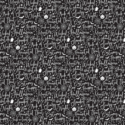 SPOOKY 3X4 JOURNALING CARDS - 12x12 Double-Sided Patterned Paper
