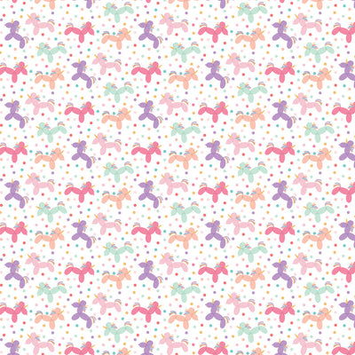 UNICORN BALLOONS - 12x12 Double-Sided Patterned Paper - Echo Park