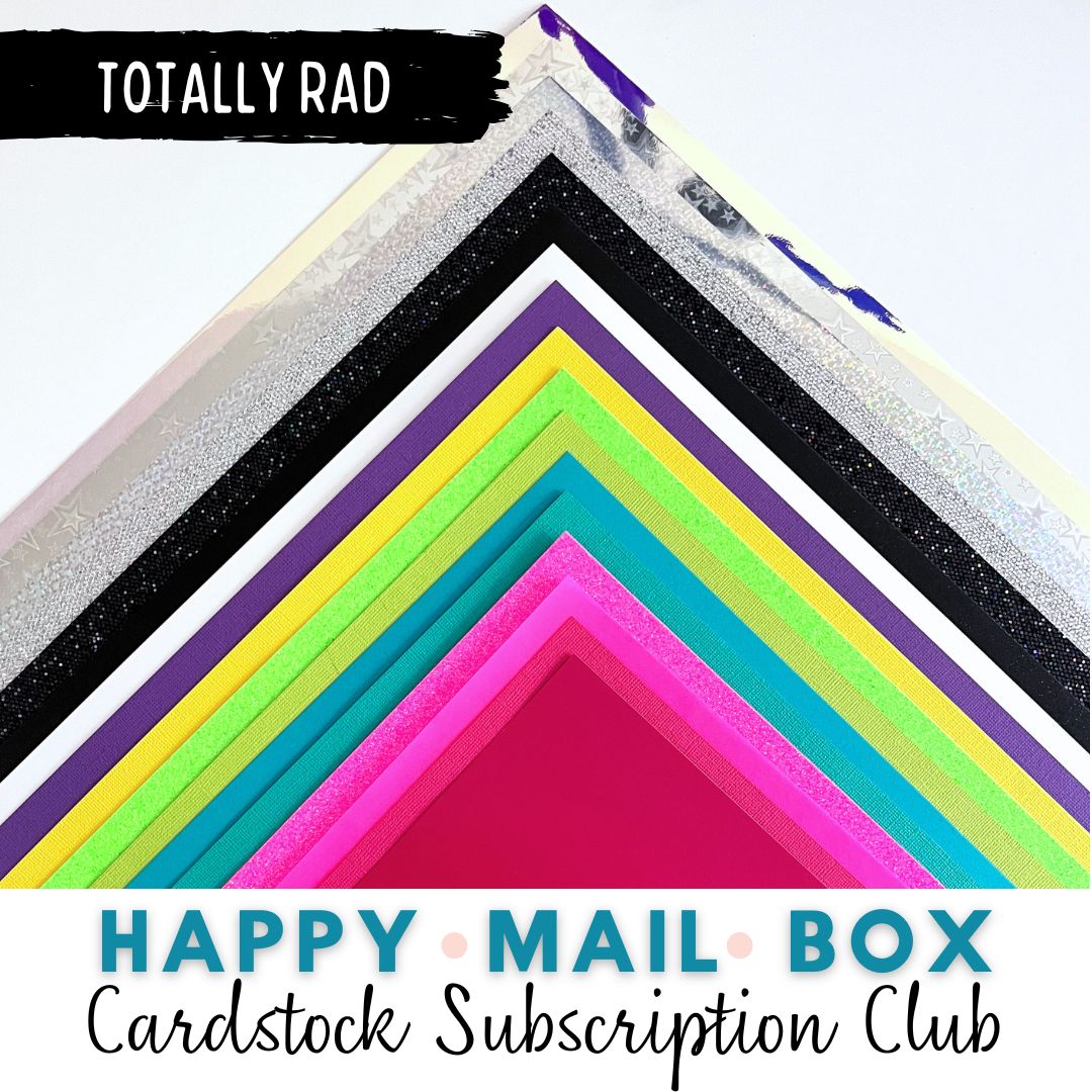 LYNETTE'S HAPPY MAIL BOX - Monthly Cardstock Subscription Box (Free Shipping)