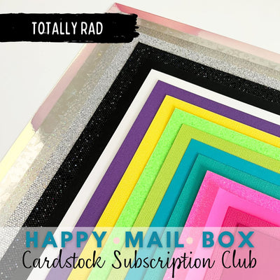 LYNETTE'S HAPPY MAIL BOX - Monthly Cardstock Subscription Box (Free Shipping)