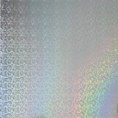 Tiny Hearts Holographic Cardstock - 12x12 holographic cardstock with a tiny hearts pattern