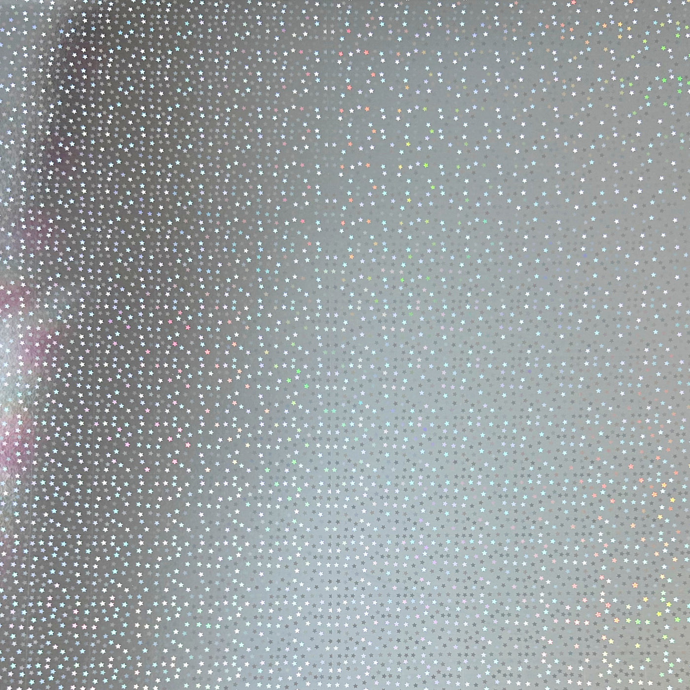 Tiny Stars Holographic Cardstock - 12x12 Silver Holographic Paper with Tiny Stars