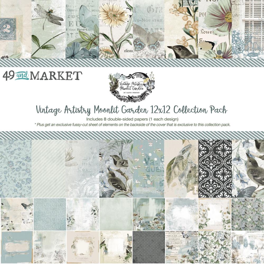 Enhance your scrapbooking and crafting projects with the VINTAGE ARTISTRY MOONLIT GARDEN 12X12 Collection Kit from 49 AND MARKET. This high-quality kit includes everything you need to create stunning layouts and designs, making it perfect for both beginners and experienced crafters. With its vintage-inspired designs and top-notch materials, this collection kit is a must-have for any creative project.