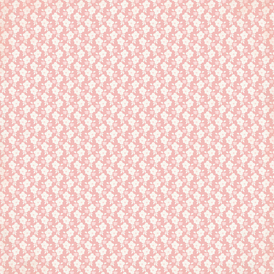 WEDDING SCRIPT  - 12x12 Double-Sided Patterned Paper - Echo Park