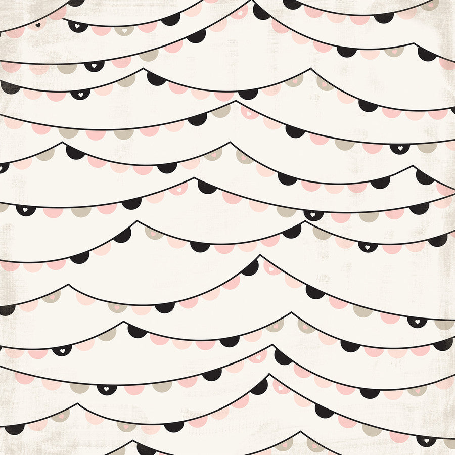 FOREVER & ALWAYS - FOIL - 12x12 Double-Sided Patterned Paper - Echo Park