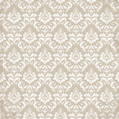 DEARLY BELOVED DAMASK - 12x12 Double-Sided Patterned Paper - Echo Park