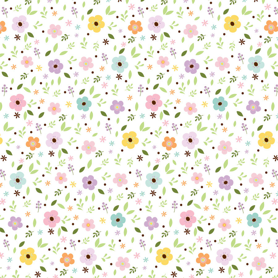 PASTEL PETALS - 12x12 Double-Sided Patterned Paper - Echo Park