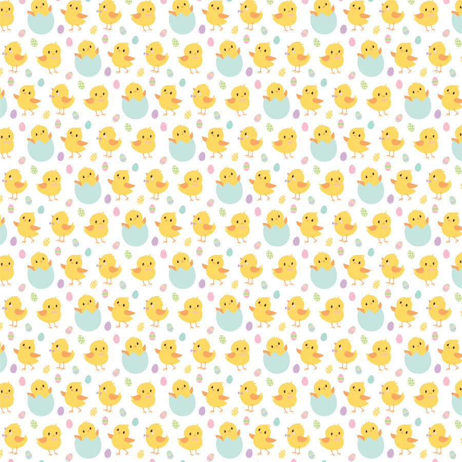 CHIRPING CHICKS - 12x12 Double-Sided Patterned Paper - Echo Park