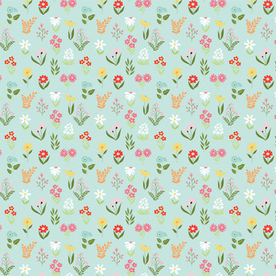 WELCOME SPRING 3X4 JOURNALING CARDS - 12x12 Double-Sided Patterned Paper - Echo Park