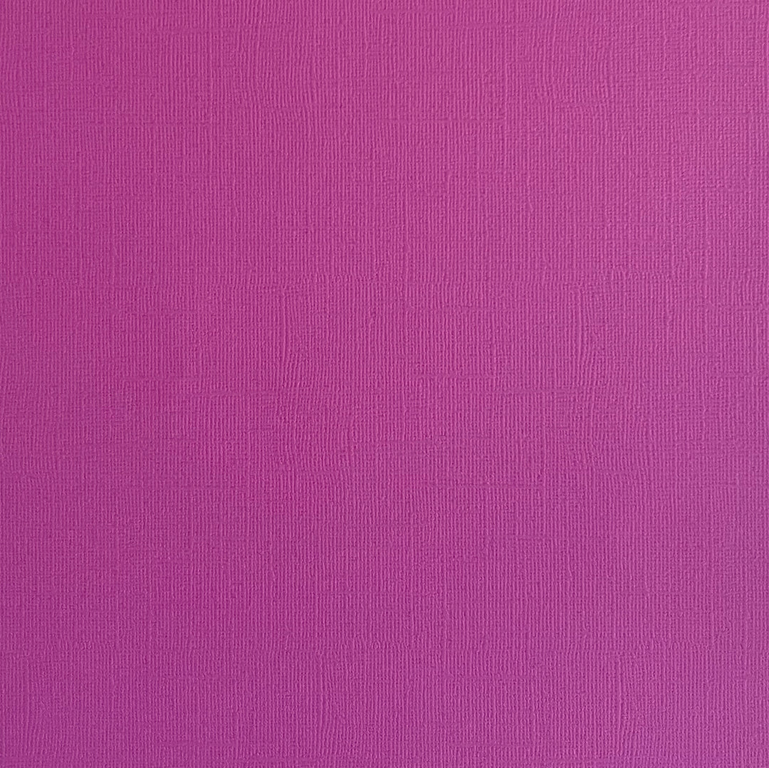 WILD ORCHID 12x12 Textured Magenta Cardstock - Encore Paper – The