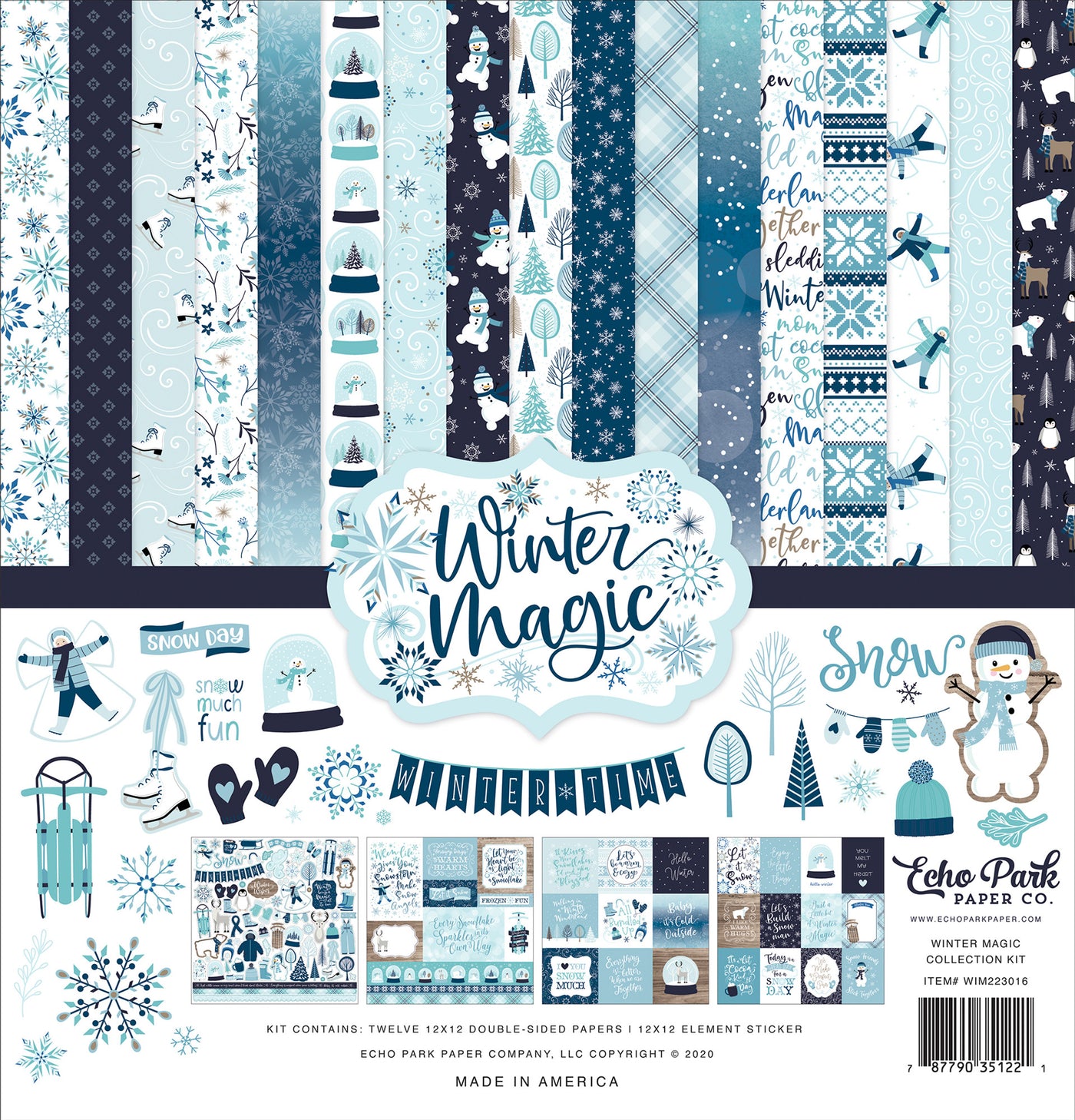 WINTER MAGIC 12x12 Collection Kit - Echo Park