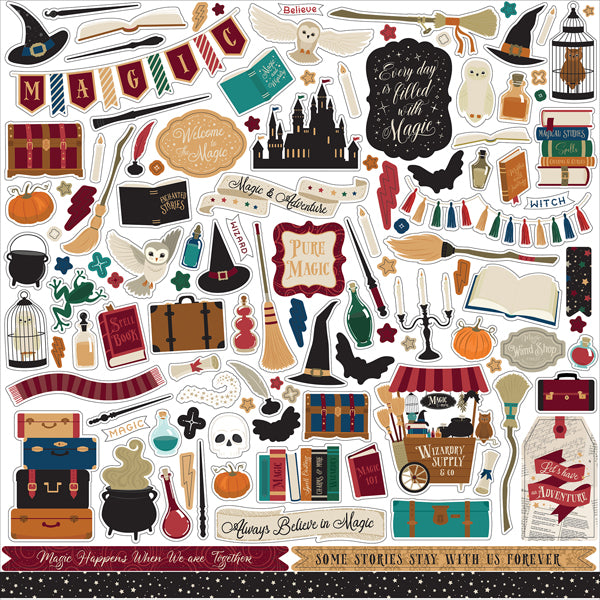WITCHES & WIZARDS No. 2 12x12 Collection Kit - Echo Park