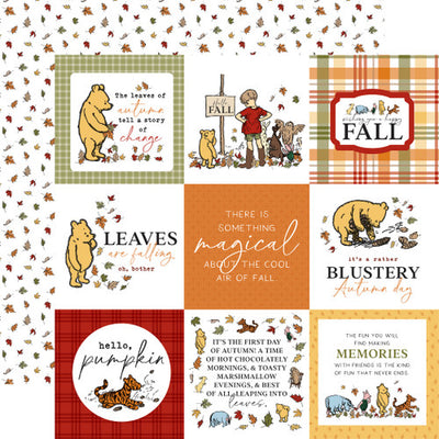 WINNIE THE POOH AUTUMN 12x12 Collection Kit - Echo Park