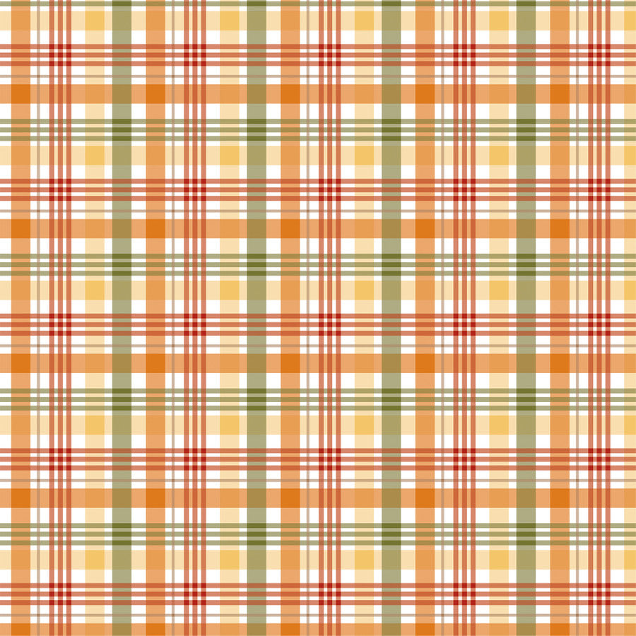 AUTUMN PLAID - 12x12 Double-Sided Patterned Paper - Echo Park