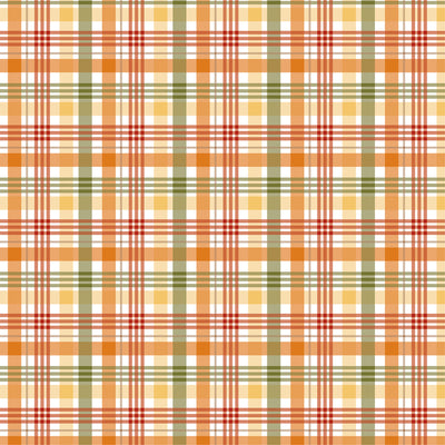 AUTUMN PLAID - 12x12 Double-Sided Patterned Paper - Echo Park