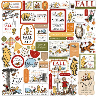 WINNIE THE POOH AUTUMN 12x12 Collection Kit - Echo Park