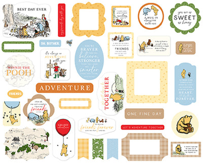 WINNIE THE POOH Frames & Tags - Echo Park