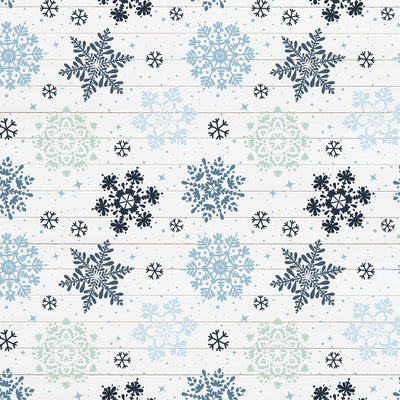 SPARKLING SNOW - 12x12 Double-Sided Patterned Paper - Echo Park