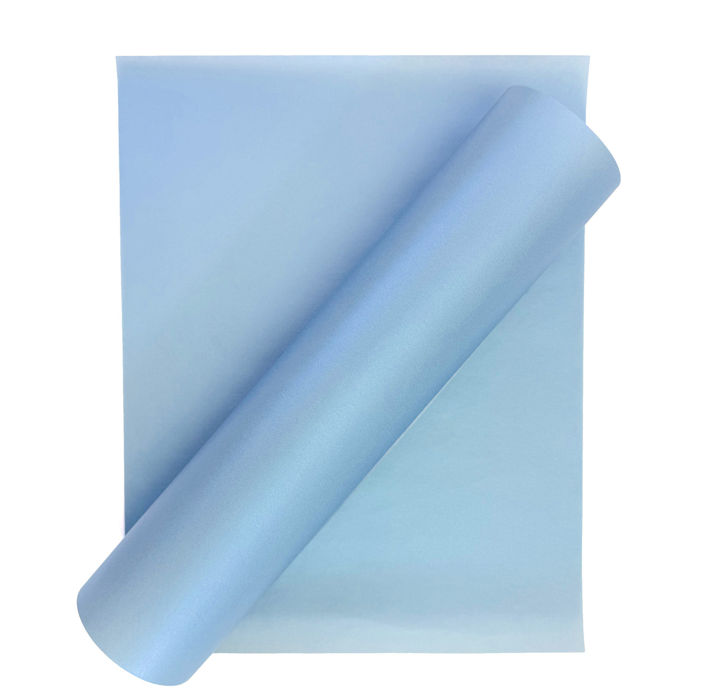 baby blue shimmer vellum from Encore - pearlescent blue vellum
