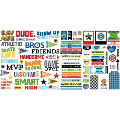 TEEN VIBE CARSON Ephemera Words - Bella Blvd