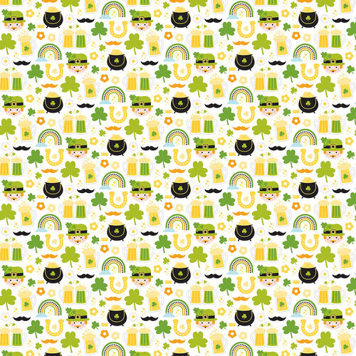 LUCK OF THE IRISH - 12x12 Double-Sided Patterned Paper - BELLA BLVD