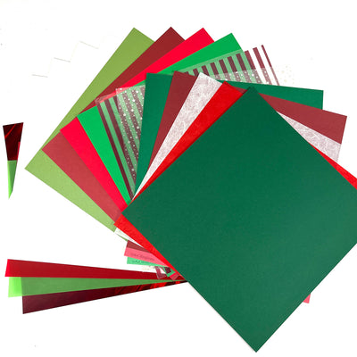 CHRISTMAS TRY IT ALL ULTIMATE BUNDLE - 60 Mixed Media Papers