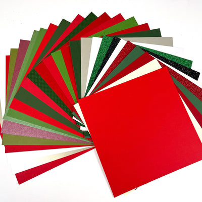 CHRISTMAS TRY IT ALL ULTIMATE BUNDLE - 60 Mixed Media Papers