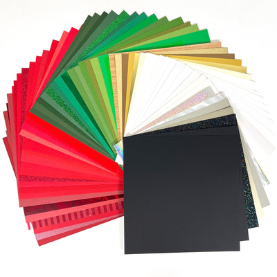CHRISTMAS TRY IT ALL ULTIMATE BUNDLE - 60 Mixed Media Papers