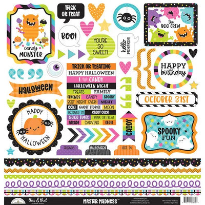 MONSTER MADNESS COLLECTION 12x12 Paper Pack - Doodlebug Design