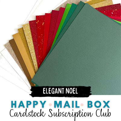 Elegant Noel Christmas Themed Cardstock Kit