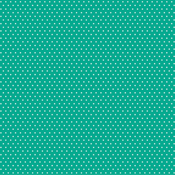 12x12 single-sided patterned paper with small, white dots on a green background and White reverse—acid-free and archival quality from core'dinations.