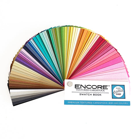 
  
	
    
	
    Encore Textured Cardstock Swatch Book - Encore