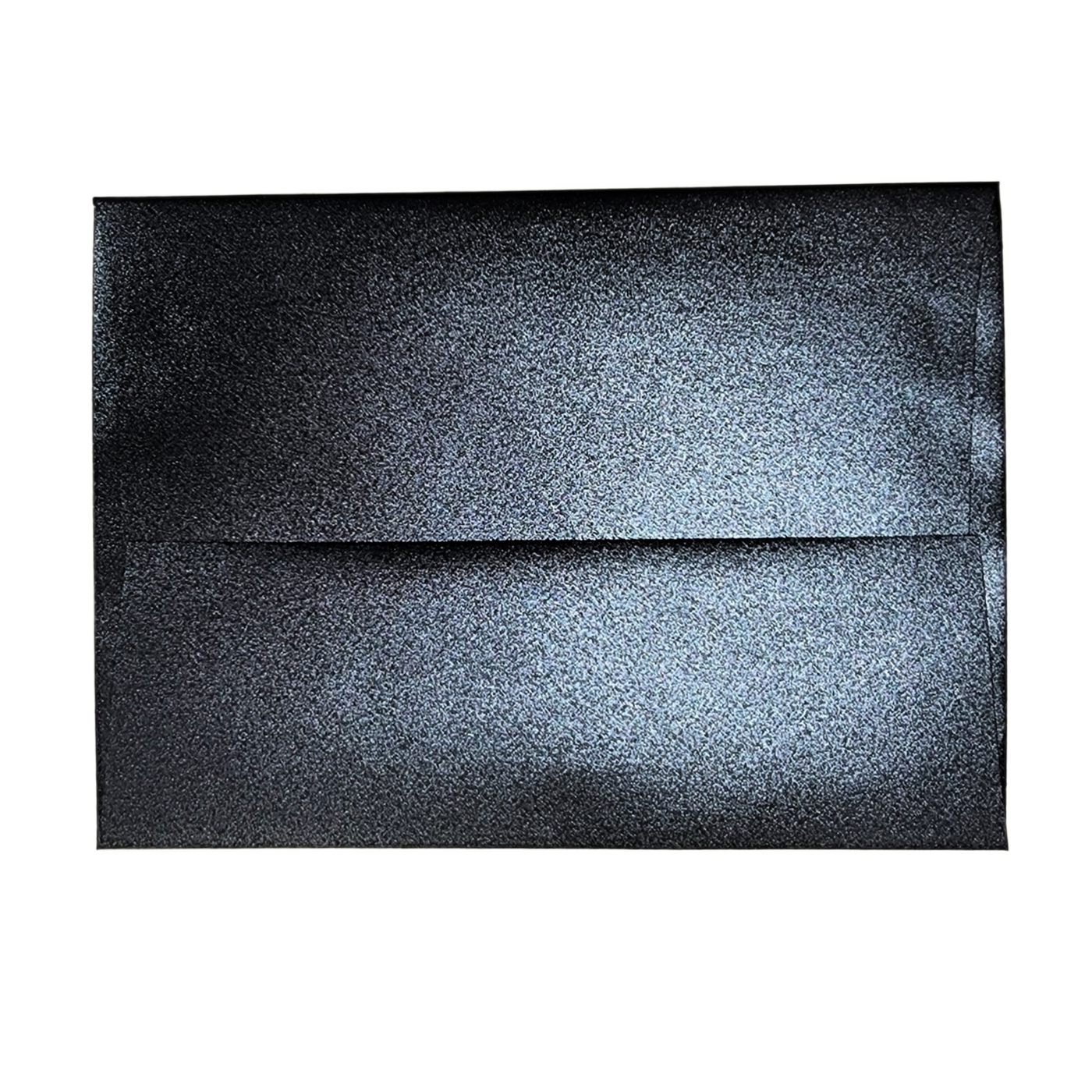 Charcoal black metallic envelope with pearlescent finish that instantly elevates your handmade cards. Pearlescent black envelopes for graduation invitations and more.