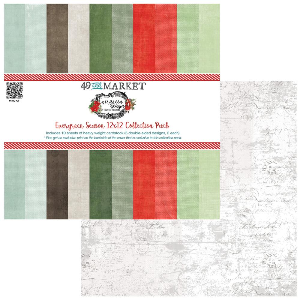 EVERGREEN SEASON SOLIDS 12X12 Collection Kit - 49 AND MARKET