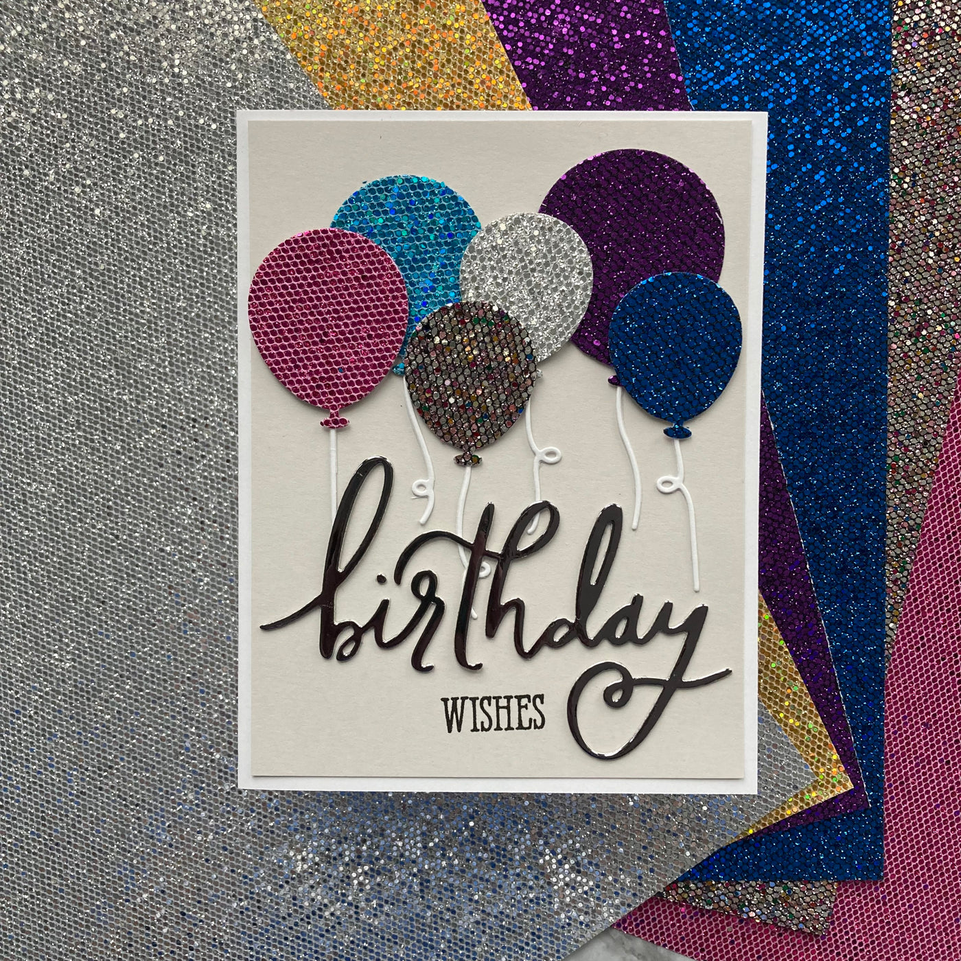 sequin glitter cardstock