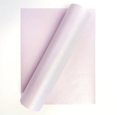 Lavender Vellum with shimmer pearlescent finish