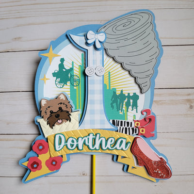 Wizard of Oz Cake Topper Made of Paper