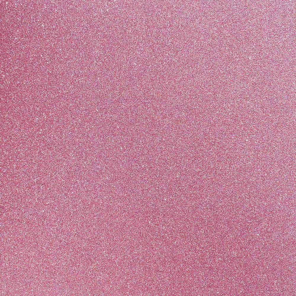 Pink Sapphire Mirri Sparkle Cardstock paper coated with a thick layer of fine pink glitter.