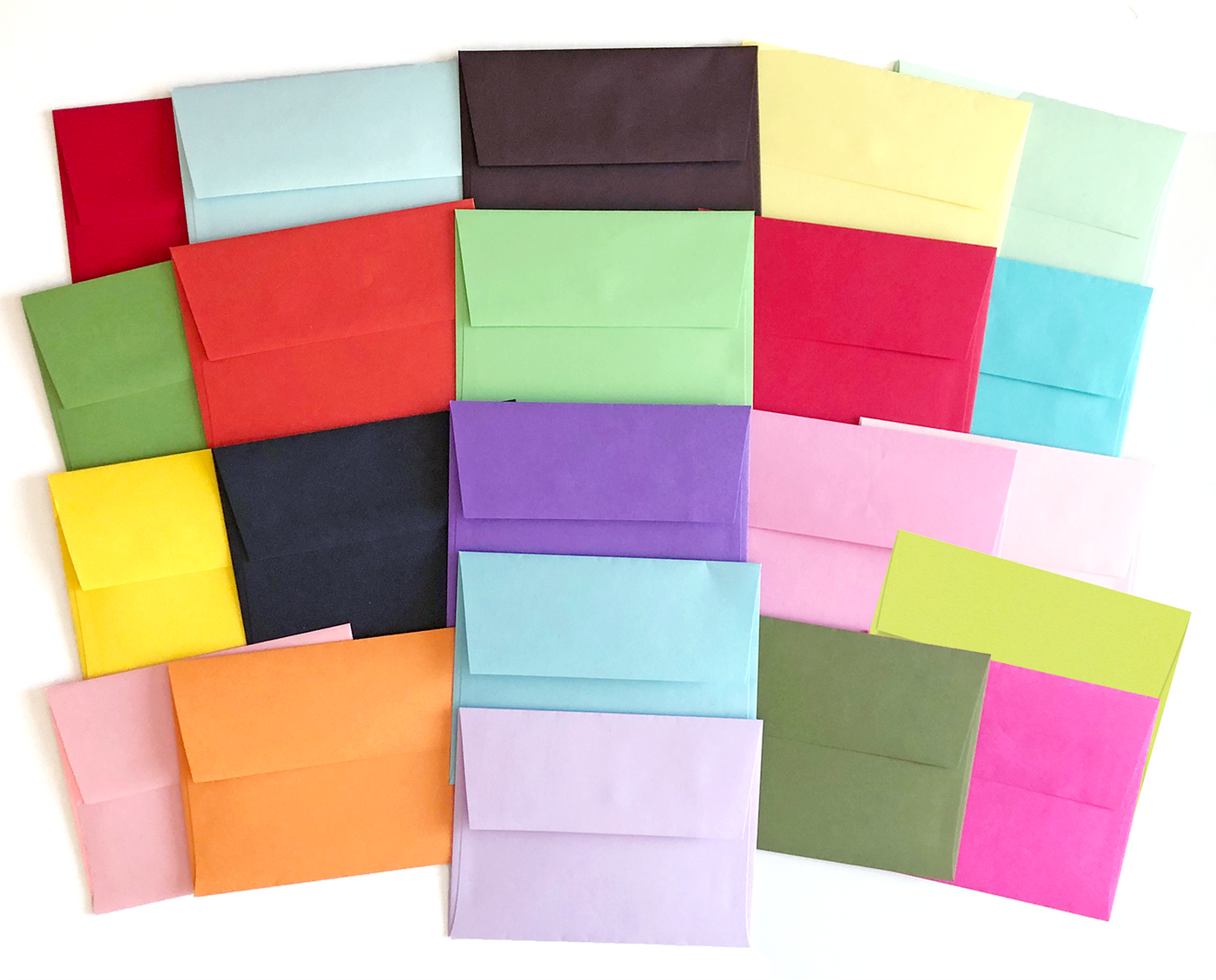 POP-TONE A7 Envelope Assortment Pack - 23 Colors – The 12x12 Cardstock Shop