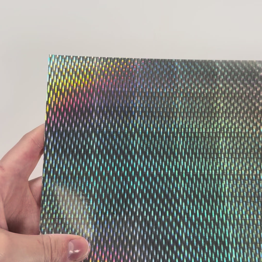 BASKET WEAVE Holographic - 12x12 Cardstock - Encore