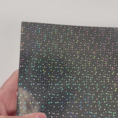 TINY STARS Holographic - 12x12 Cardstock - Encore